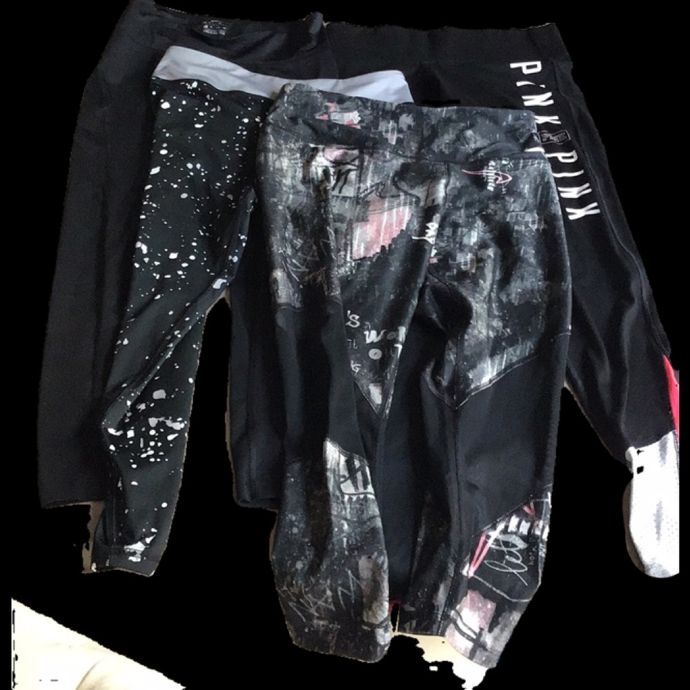 ❤️LOT! LEGGINGS SZ S NIKE, UNDER ARMOR, VS PINK ❤️